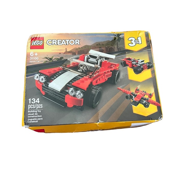 Lego Creator Red Sports Car Building Toy Kit 31100 - Picture 1 of 2